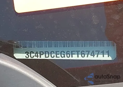 2015 Dodge Journey R/T from USA, damaged, VIN 3C4PDCEG6FT674711
